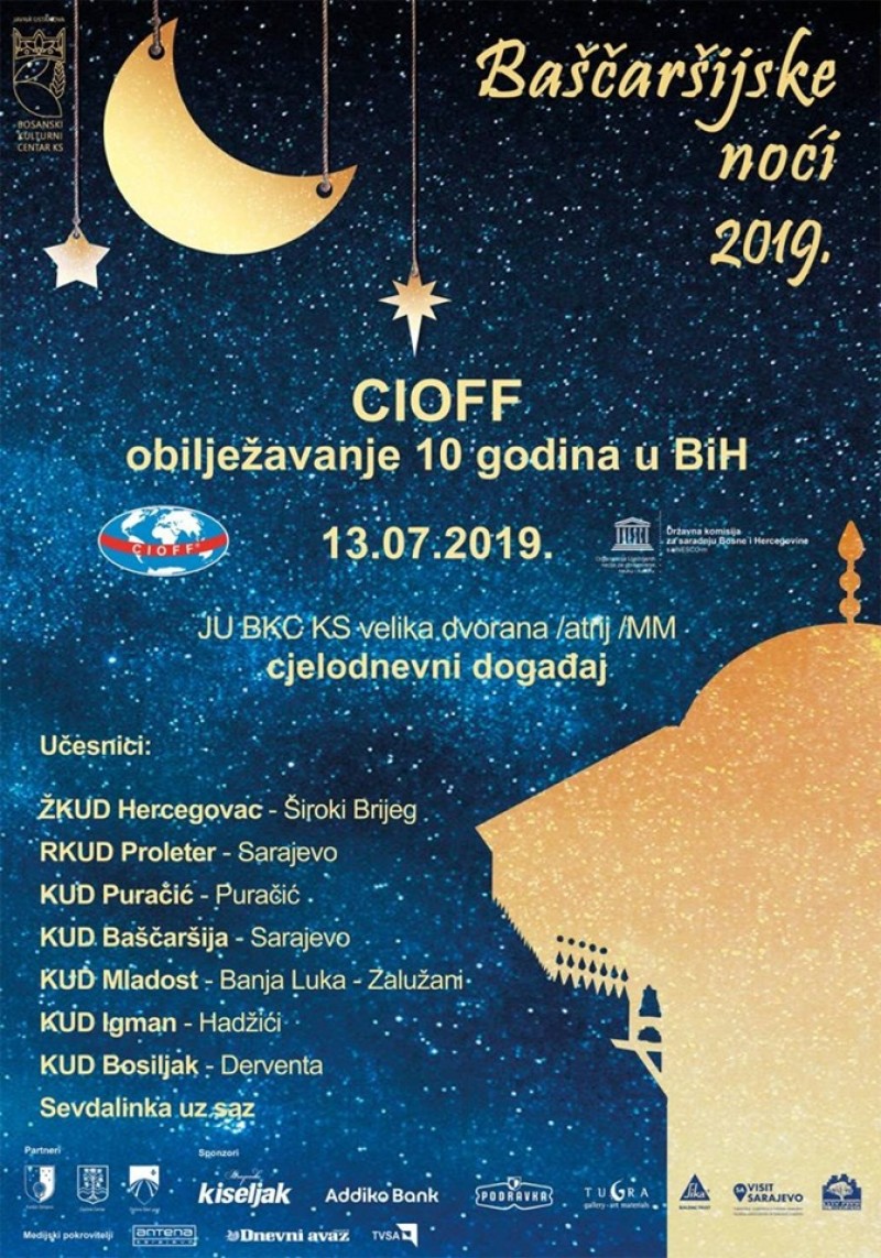 Svečani koncert povodom 10 godina CIOFF BiH